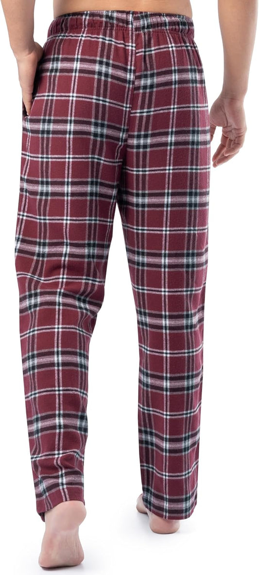 Fruit of the Loom Men's Soft Flannel Pajama Lounge Sleep Pant