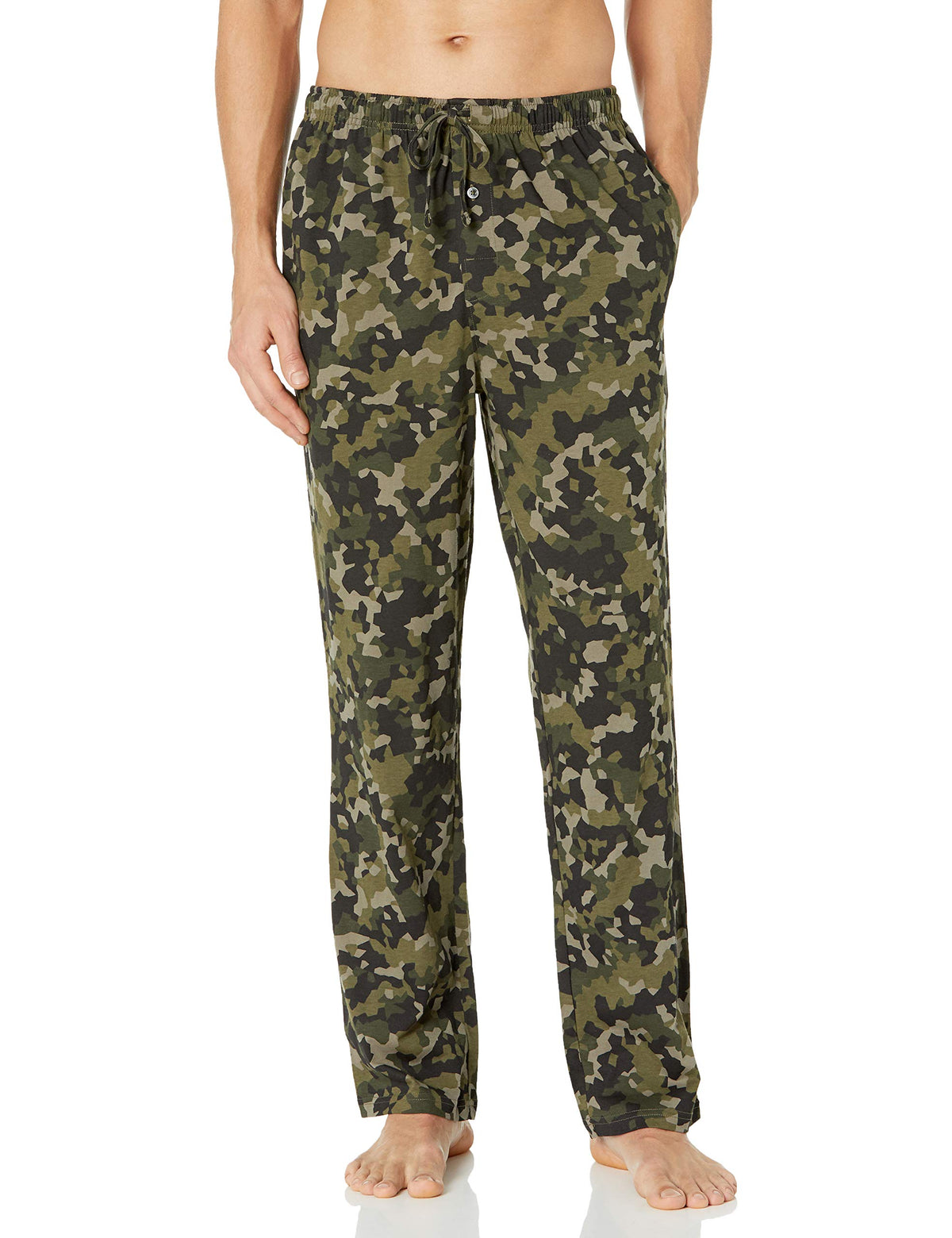Amazon Essentials Men's Relaxed-Fit Lightweight Cotton Knit Lounge Pajama Pants