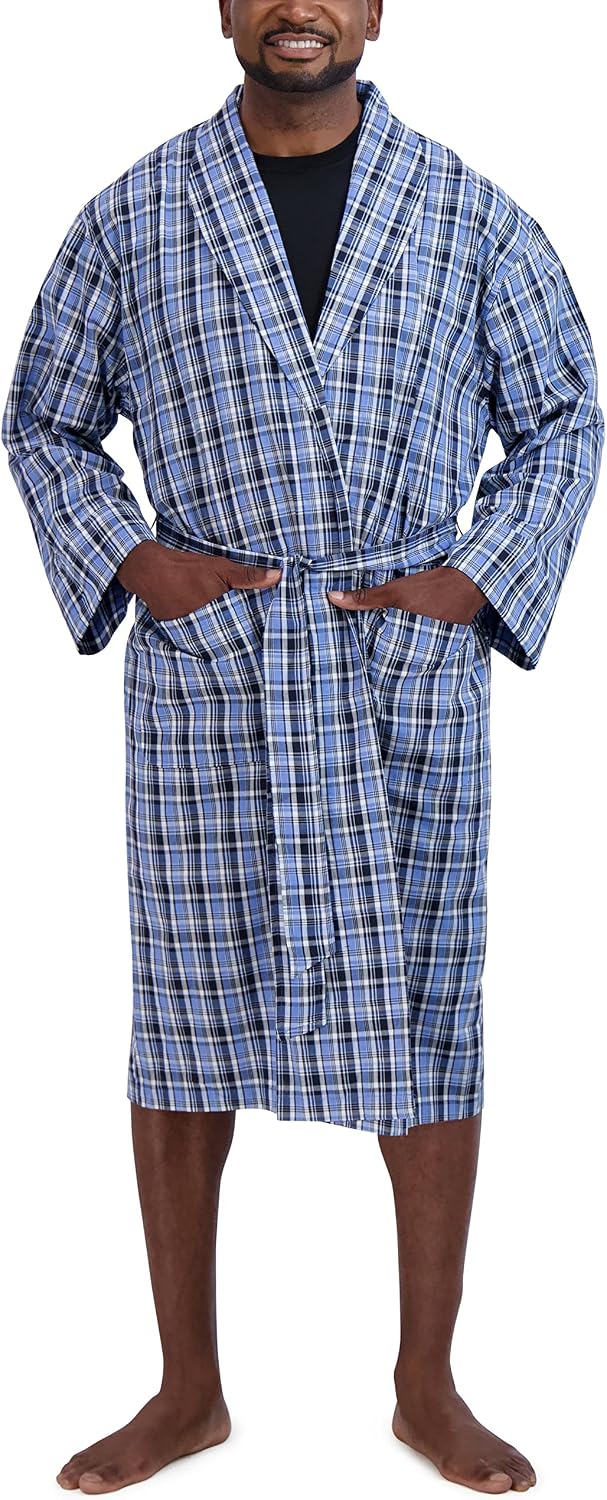 Hanes Hanes Tall Men's Woven Shawl Collar Robe Sleepwear