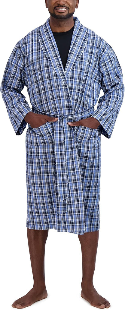 Hanes Hanes Tall Men's Woven Shawl Collar Robe Sleepwear
