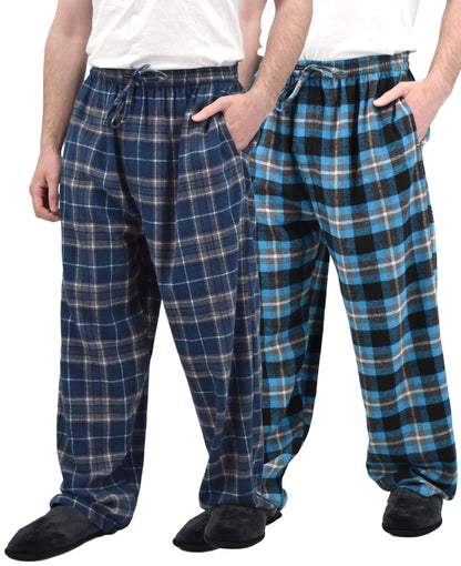 Andrew Scott Men's Flannel Drawstring Pajama Pants