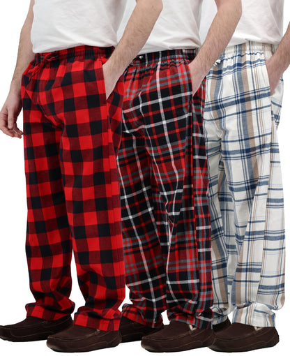 Andrew Scott Men's Flannel Drawstring Pajama Pants