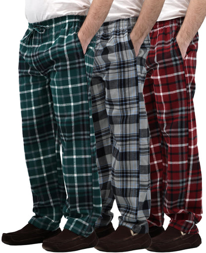 Andrew Scott Men's Flannel Drawstring Pajama Pants