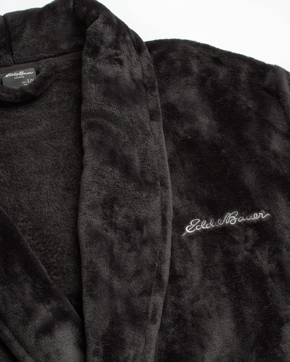 Eddie Bauer Mens Robe Plush – Fuzzy & Fluffy Fleece Spa Robes for Men | Soft Warm Winter Bathrobe with Pockets & Belt