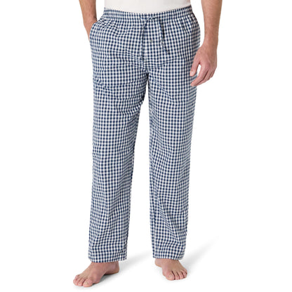 Amazon Essentials Men's Cotton Poplin Straight-Fit Pajama Pants with Pockets, Elastic Waist, Drawstring