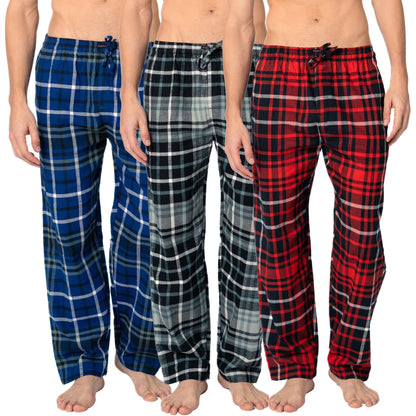 Andrew Scott Men's Flannel Drawstring Pajama Pants