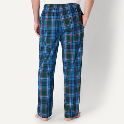 Amazon Essentials Men's Cotton Poplin Straight-Fit Pajama Pants with Pockets, Elastic Waist, Drawstring