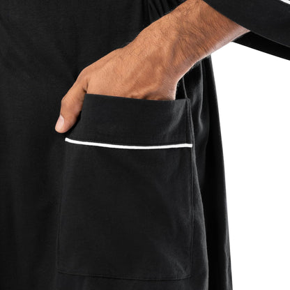 Fruit of the Loom Men's Jersey Knit Kimono Robe