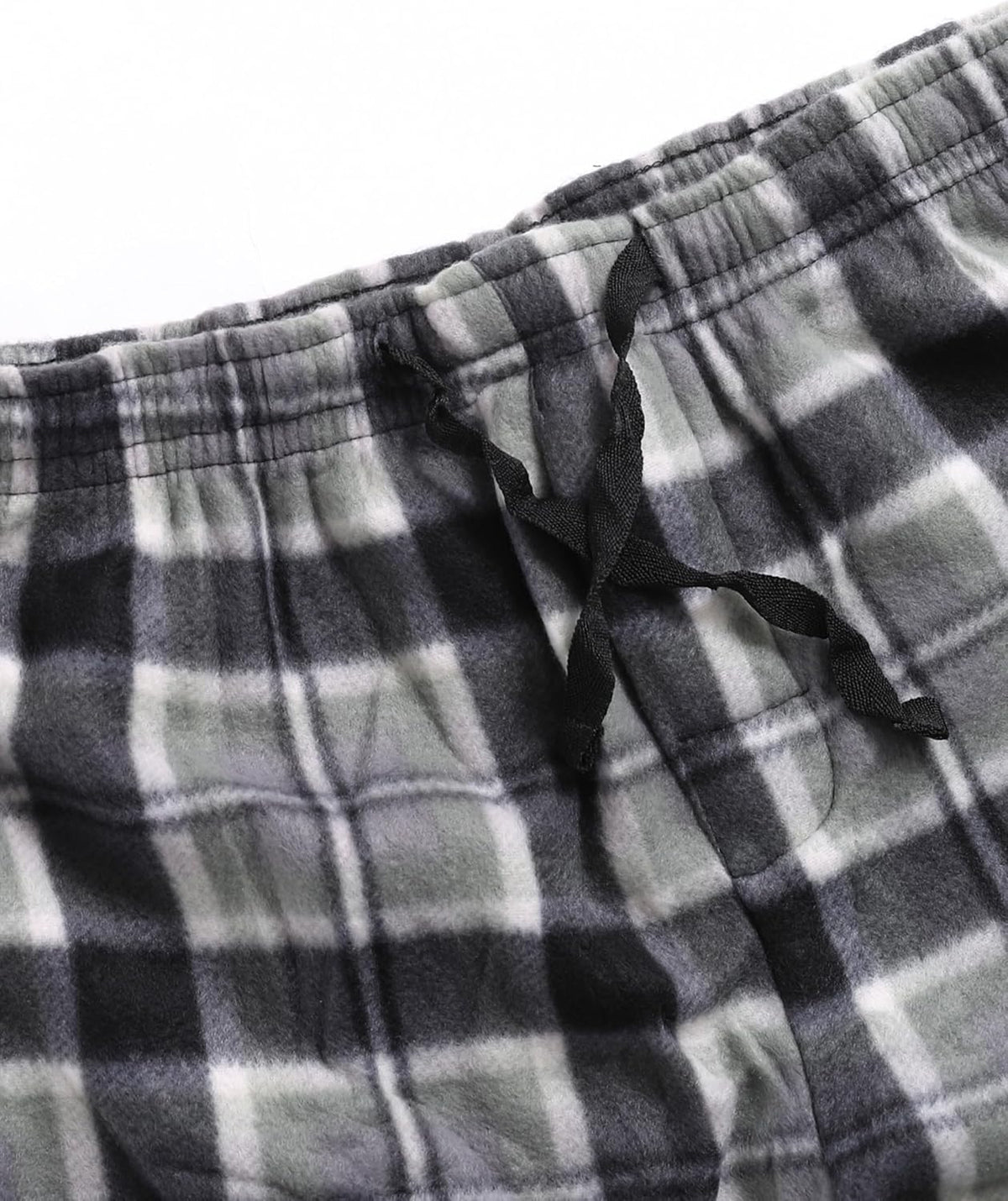 Active Club 3 Pack Mens Fleece Pajama Pants - Plaid Lounge (S- 3X)