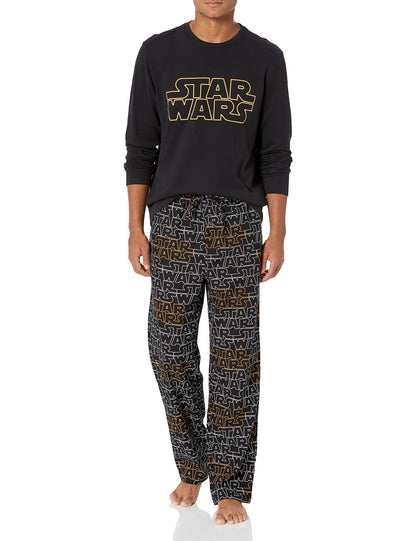 Amazon Essentials Disney | Marvel | Star Wars Men's Soft & Comfortable Flannel Pajama Sleep Sets