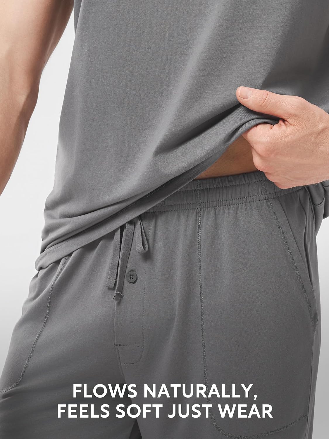 DAVID ARCHY Men's Pajama Set with Tank Top and Shorts