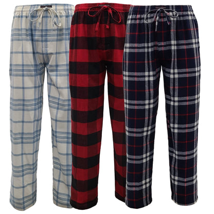 Andrew Scott Men's Flannel Drawstring Pajama Pants