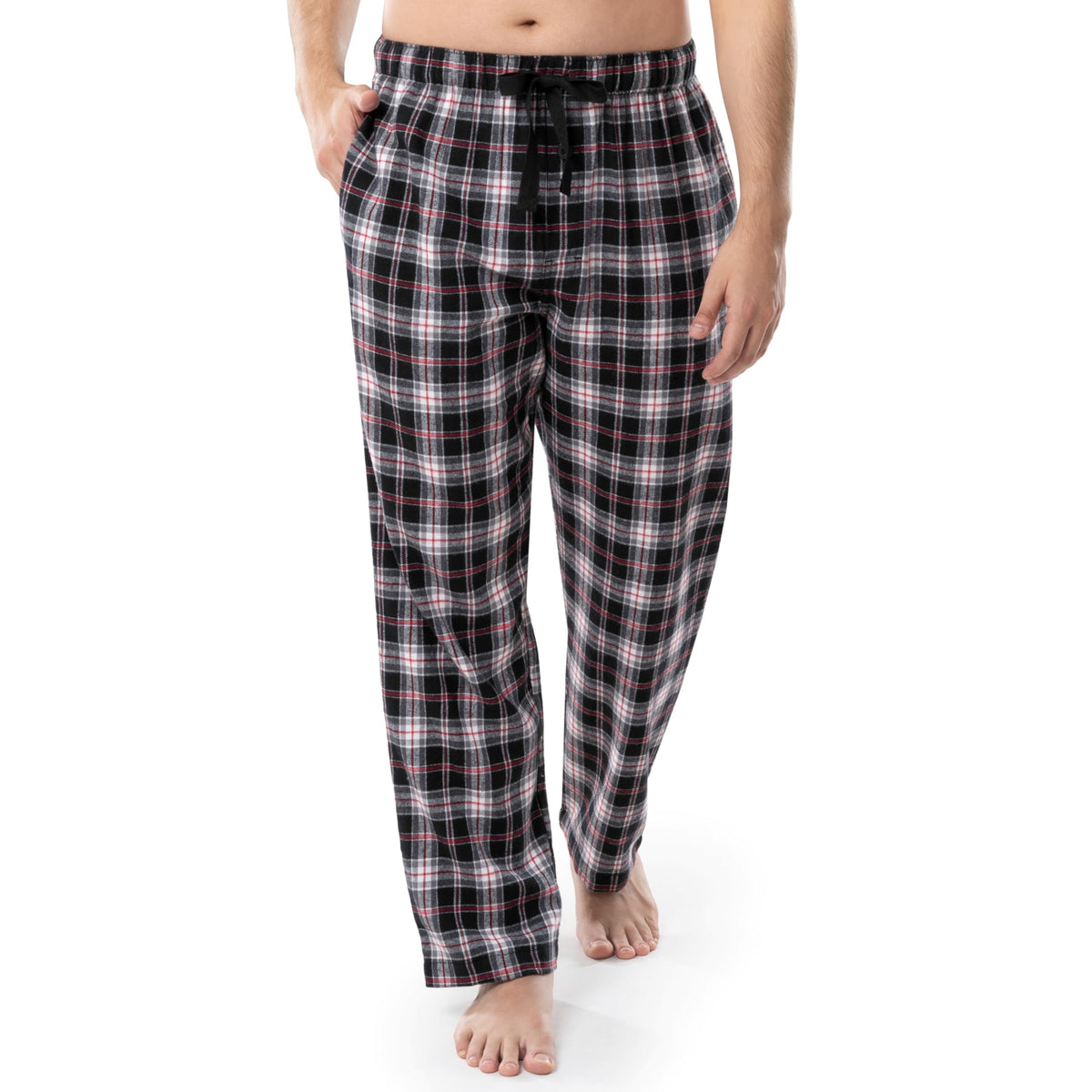 Fruit of the Loom Men's Soft Flannel Pajama Lounge Sleep Pant