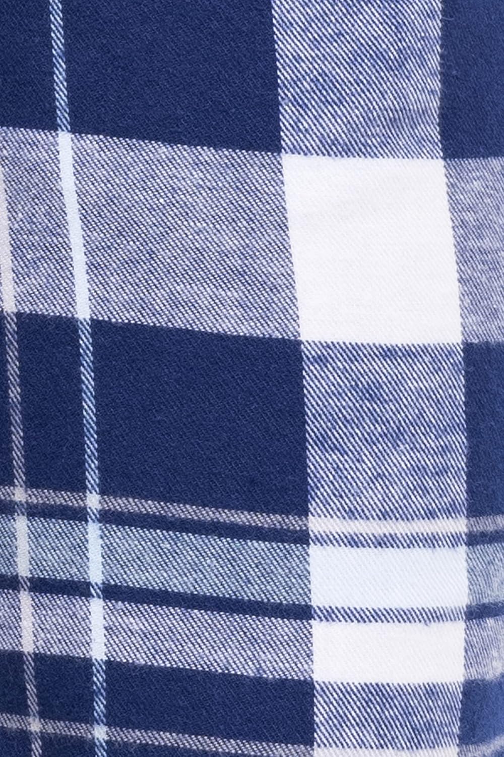 AMERICAN HEAVEN Men's Flannel Fleece Robe | Soft Cotton Shawl Collar Full Length Plaid Robe