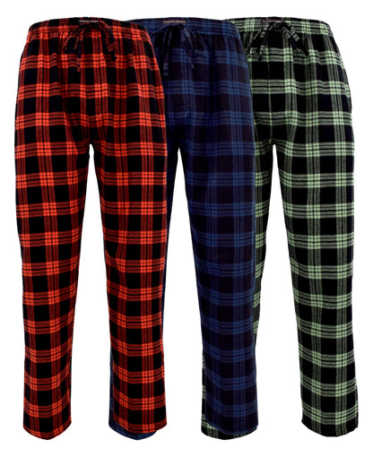 Andrew Scott Men's Flannel Drawstring Pajama Pants