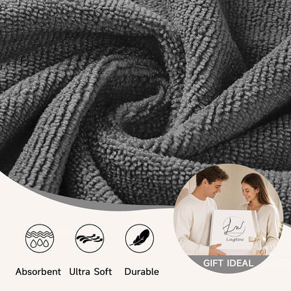 Men's Towel Robe with Shawl Collar Bathrobe, Absorbent Terry Cloth Robe for Men with Pockets, Quick-Dry Home Spa