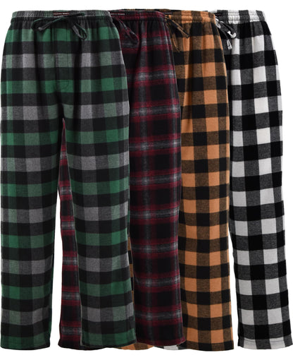 Andrew Scott Men's Flannel Drawstring Pajama Pants