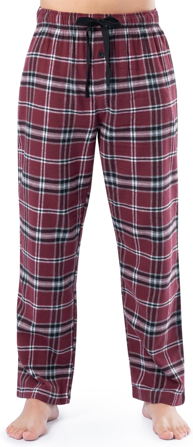 Fruit of the Loom Men's Soft Flannel Pajama Lounge Sleep Pant