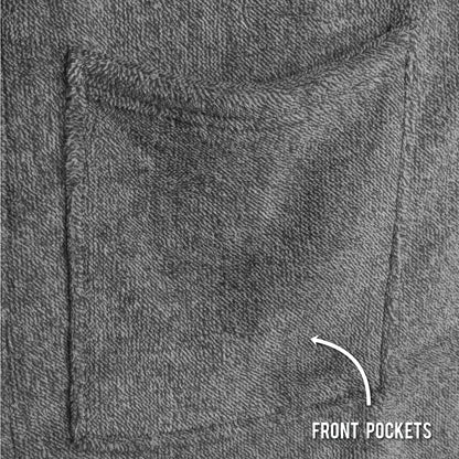U.S. POLO ASSN. Mens Plush Fleece Bath Robe Shawl Collar with Pockets