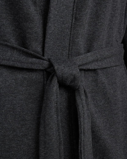Lucky Brand Mens Bathrobe, Cotton Blend Knit Shawl Collar Long House Robe