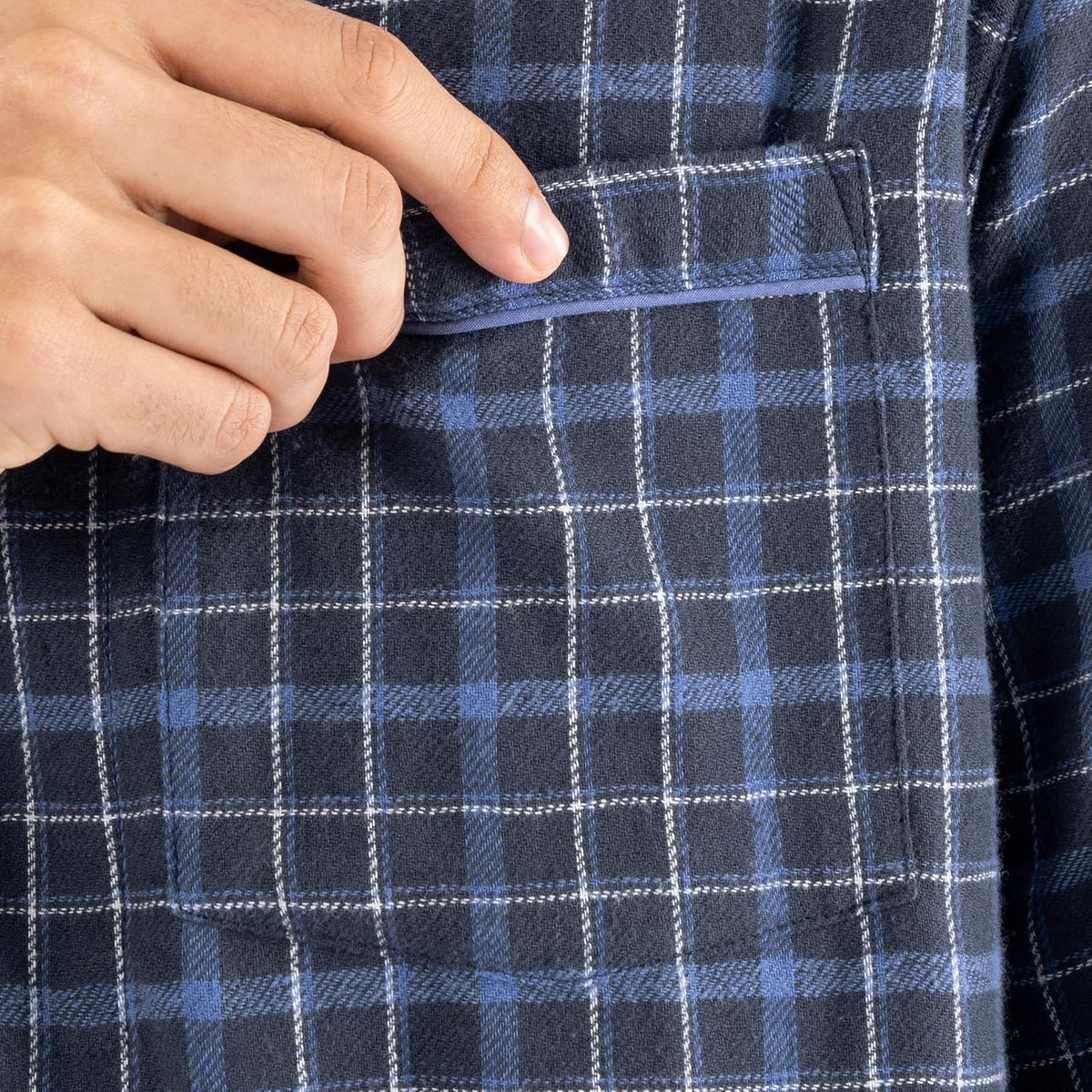 Fruit of the Loom Men's Flannel Pajama Sleep Set