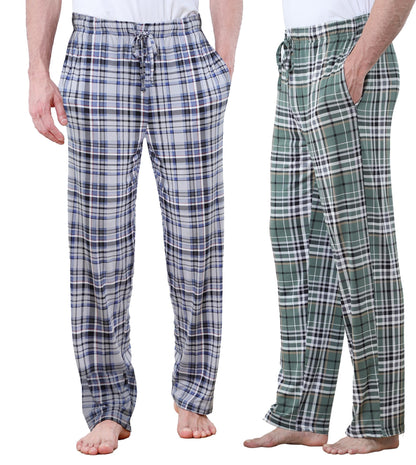 DITOK Men's Lightweight Pajama Pants Soft Lounge Sleep Joggers Adjustable Drawstring & Pockets All-Season Sleepwear