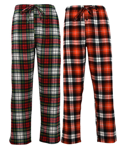 Andrew Scott Men's Flannel Drawstring Pajama Pants