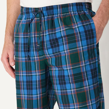 Amazon Essentials Men's Cotton Poplin Straight-Fit Pajama Pants with Pockets, Elastic Waist, Drawstring