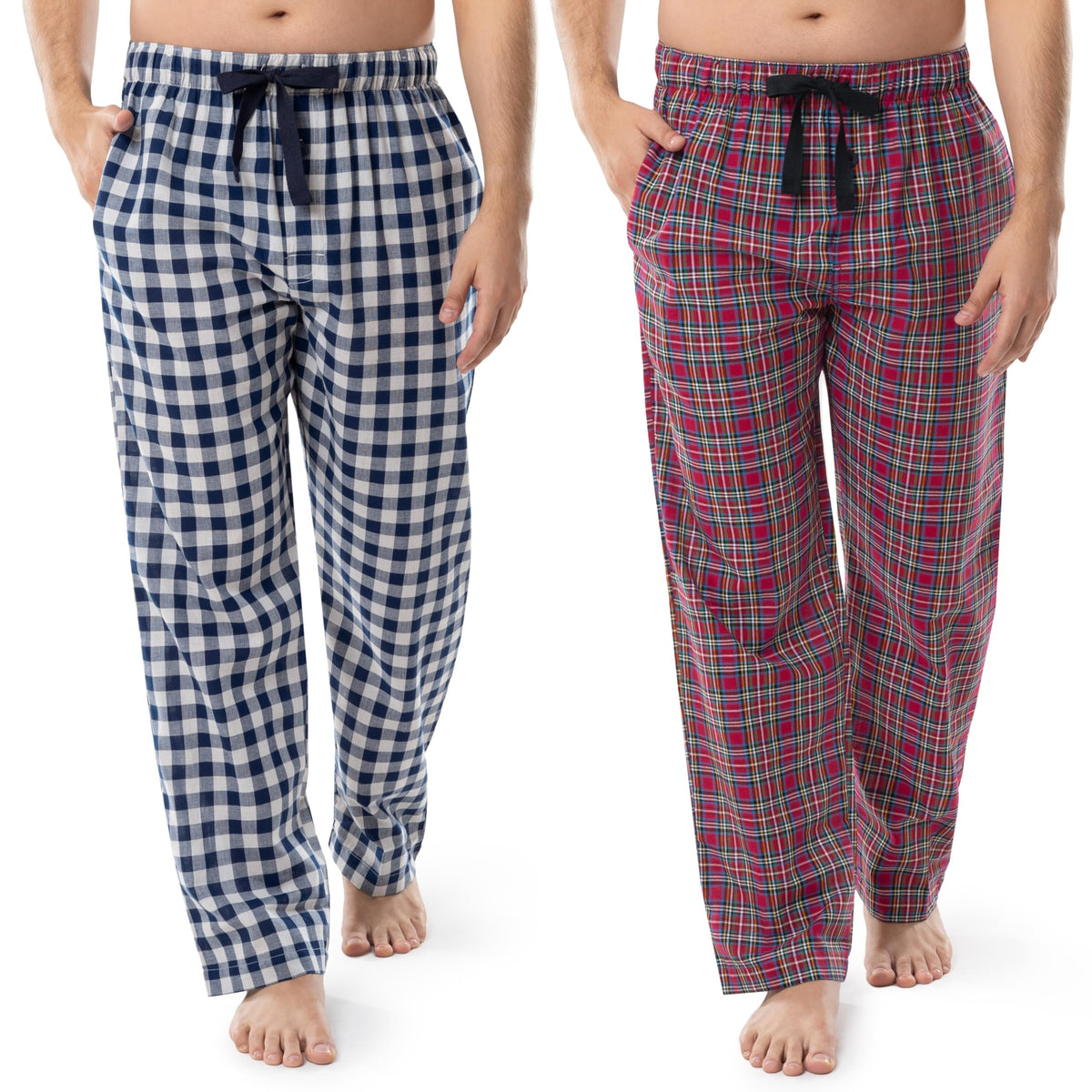 Fruit of the Loom Men's Broadcloth Woven Sleep Pajama Pant