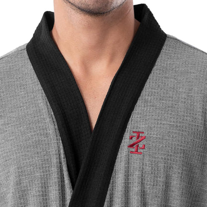 IZOD Men's Waffle Knit Kimono Robe