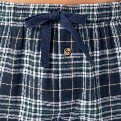 Fruit of the Loom Men's Jersey Knit Top and Flannel Pant Pajama Sleep Set